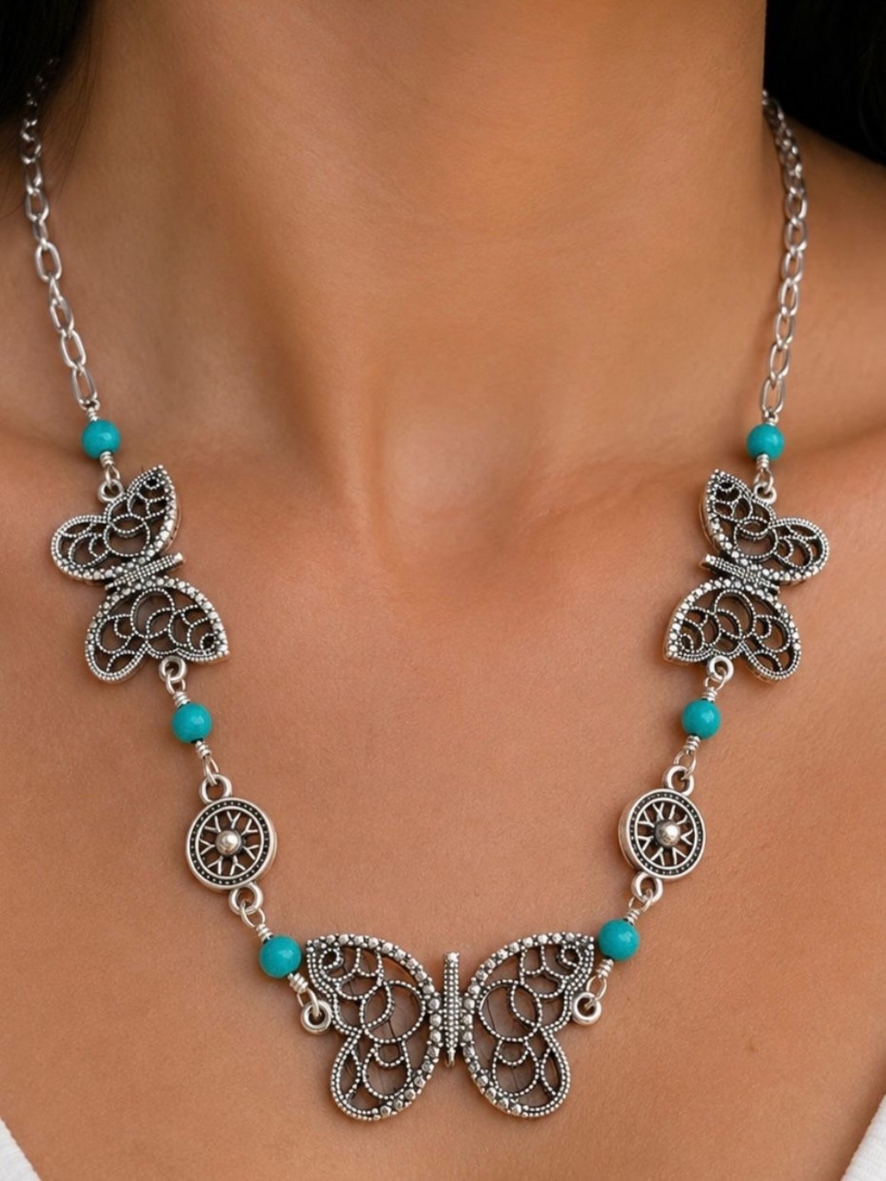 🦋 925 Sterling Silver Butterfly Necklace 🦋